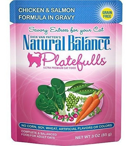 Equilibrio Platos Naturales Grano Comida Para Gatos, Pollo