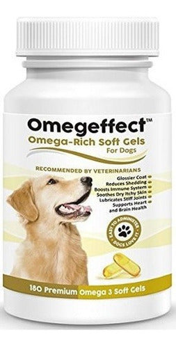 Aceite De Pescado 100% Puro Omega 3 Para Perros: Geles
