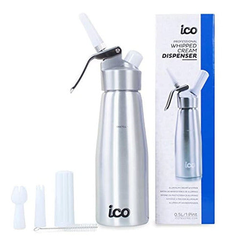 batidor de crema profesional de aluminio