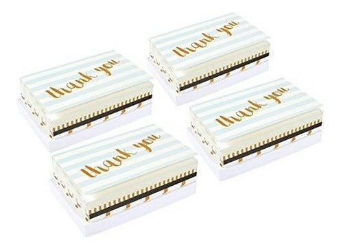 Tarjetas De Agradecimiento: 144 Notas De Agradecimiento