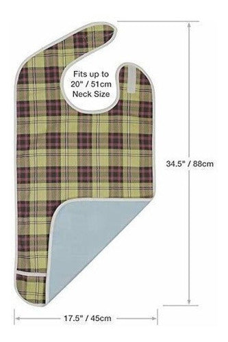 Babero Para Adultos - Protector De Ropa Reutilizable -