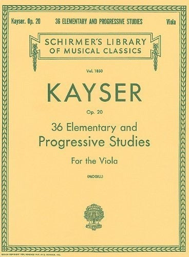 36 Elementales Y Progresivos Método Viola libro