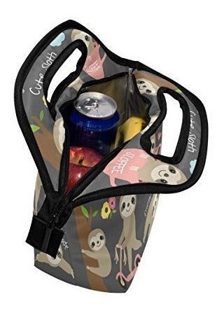 La Bolsa De Asas Del Almuerzo Calentador De Neopreno Aislado