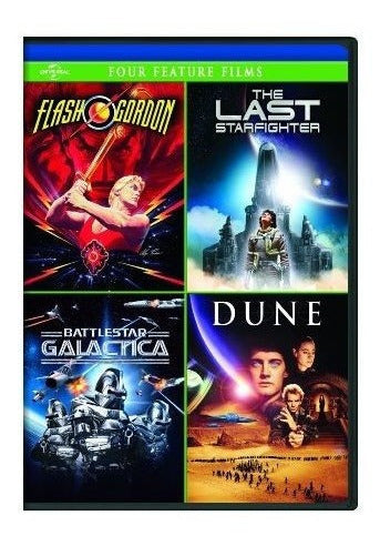 DVD Flash Gordon /the Last Starfighter /battlestar Galactica