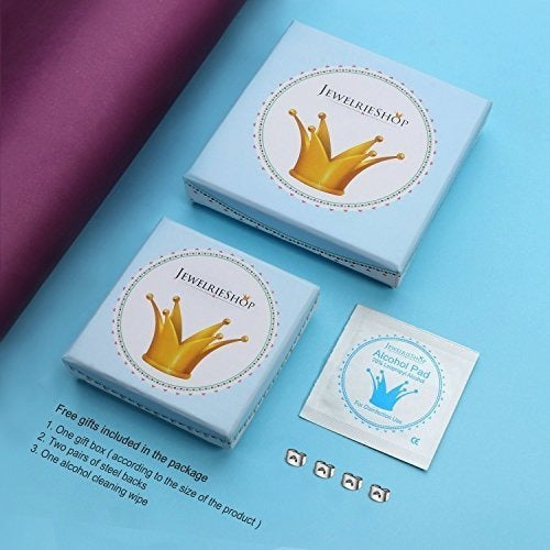 Jewelrieshop Pendientes De Perlas De Imitación Para Mujer Set Pendientes