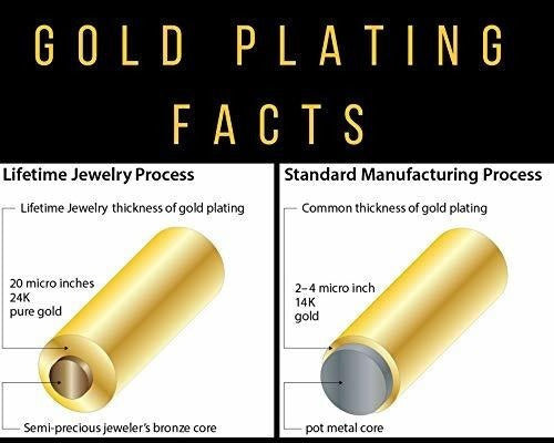 Joyas De Por Vida Aretes De Bola Redonda, 1/4 De Pulgada