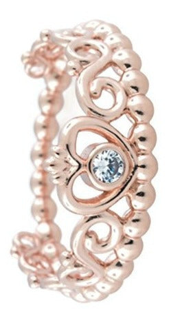 Anillo Pandora My Princess Tiara, Pandora Rose, Clear Cz, 5