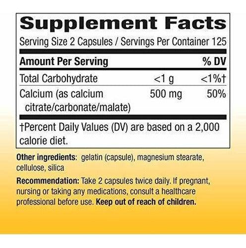Complejo De Citrato De Calcio
