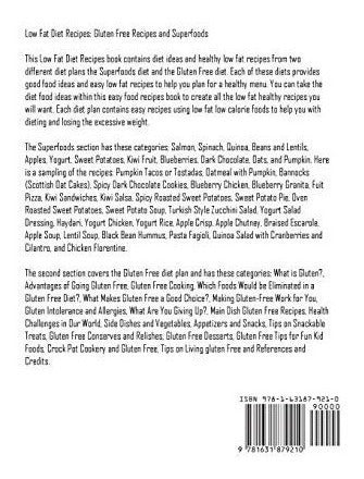 Recetas Baja En Grasa: Recetas Sin Gluten Y Súper
