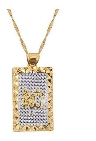 Colgante de Gargantilla de Platino 24k