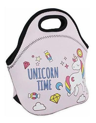 Violet Mist Neopreno Reutilizable Bolsa De Almuerzo Con