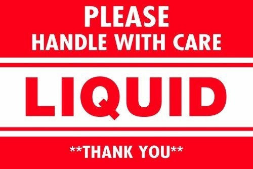 Etiqueta De Manejo Y Envío De Cinta Lógica