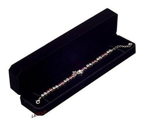 Collar de pulsera de terciopelo negro