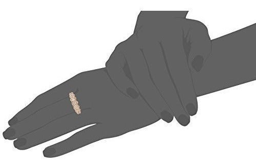 Anillo Apilable De 9 Piedras De Morganite de Plata