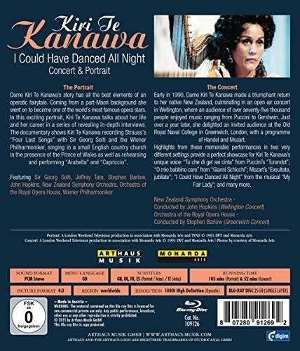 Kiri Te Kanawa Podría Haber Bailado Toda La Noche blu-ray