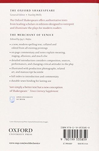 El Mercader De Venecia: El Oxford Shakespeare El Mercader De