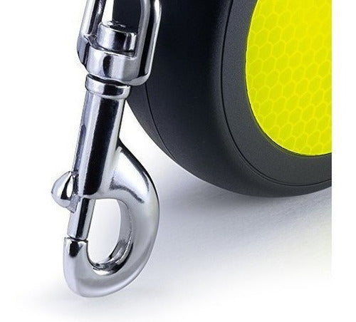 Cinta Para Correa De Perro retráctil reflectante de neón