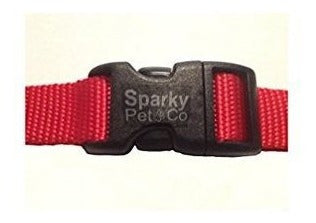 Collar de perrode nailon de 0.7 in con 2 agujeros