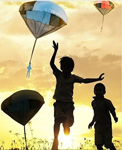 Toy Skydiver Parachute Men Set De 3 Piezas