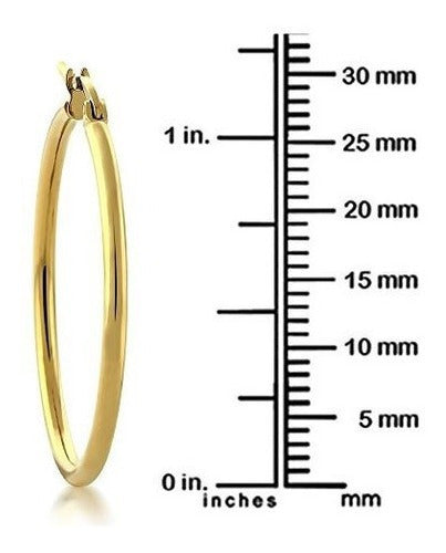 Pendientes De Aro Chapados En Oro