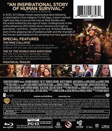 pelicula de Los 33 blu ray Uv