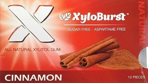 Xyloburst Cinnamon Xylitol Gum 12/12 Piece, 0.02 Libra