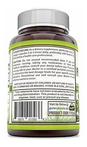 Semillas De Alholva De Pure Naturals 610 Mg, 180 Unidades