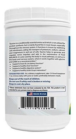 Polvo De Taurina 100% Pura