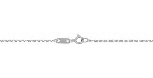 Collar De Cadena De Cuerda Ligera Kooljewelry Platinum 950