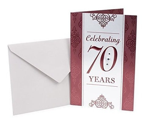 Tarjeta De Felicitación De Cumpleaños 70