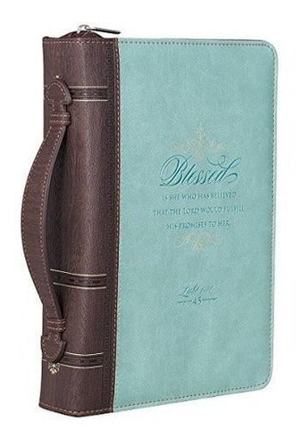 Cubierta De La Biblia, Bendita Sea Ella, Azul Claro Y