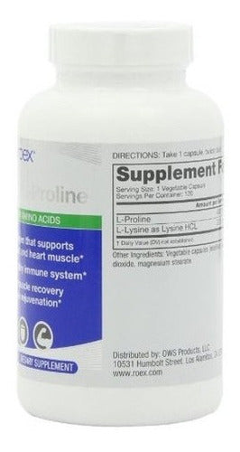 L-lisina-suplemento Nutricional 120 Unidades