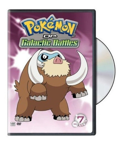 DVD de Pokemon Diamond Y Pearl Galactic Battles Volumen 7