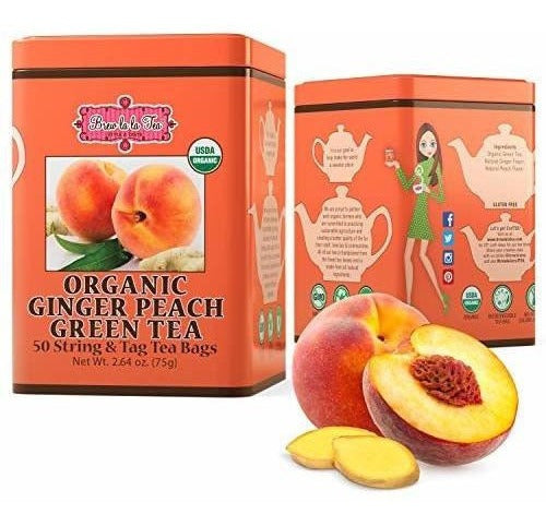 50 bolsas de té, té gourmet de baja cafeína