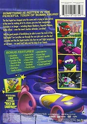 DVD Larryboy Y La Mala Manzana