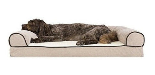 Cama Para Perros Furhaven | Memory Foam Faux Fleece