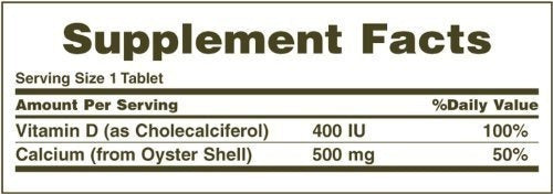 Suplemento Mineral De Calcio Y Vitamina D3