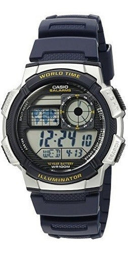 Reloj De Resina De Cuarzo Casio Men's 10 year Battery