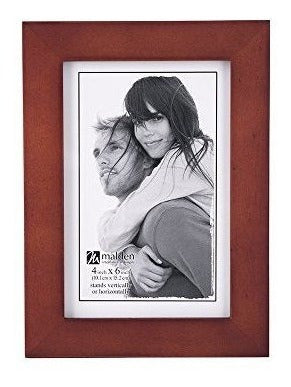Marco De Imagen Malden 4x6 Moldura De Madera Real Ancha
