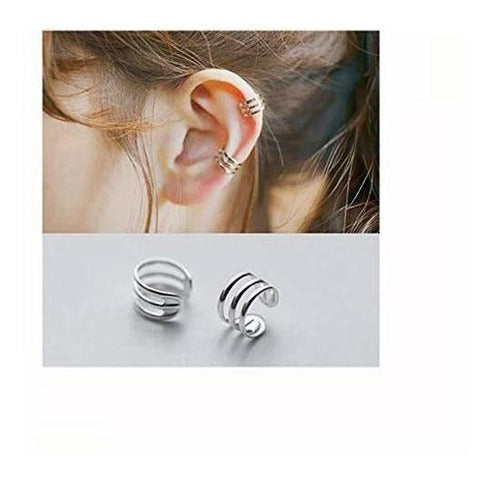 zarcillos Plata de Ley 925 Multi Circulos