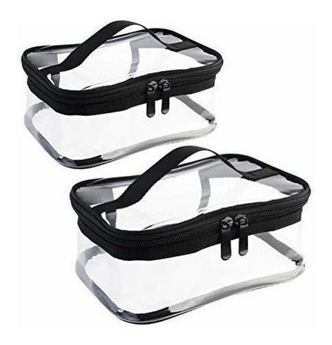 Wobe 2 Pack Bolsa De Maquillaje Transparente Portátil