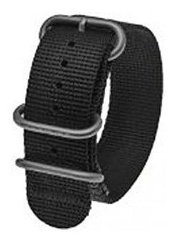 Banda De Reloj De Nylon color Negro