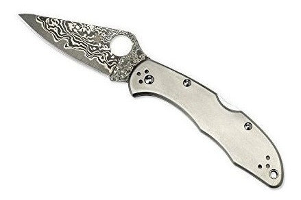 Cuchillo plegable con hoja de acero plana de 2.9