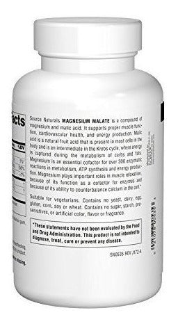 El Suplemento De Malate 1250mg Del Magnesio De Source