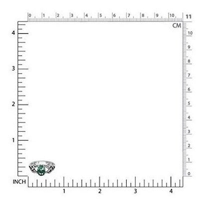 Anillo De Solitario De Nudo Céltico De Alejandrita 925