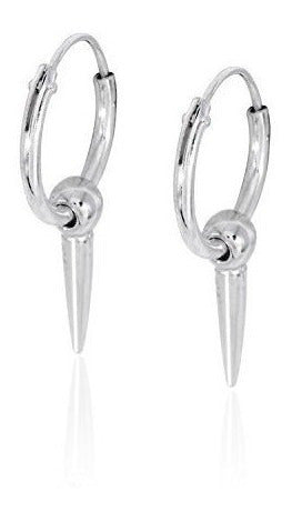 Pendientes Largos De Aro Y Triángulo