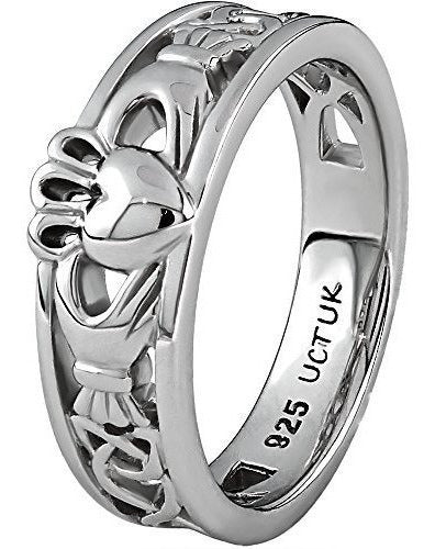 Anillo de plata de ley ULS-6157 para mujer