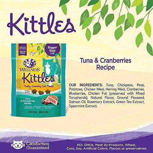 Golosinas Para El Gato De Wellness Kittles