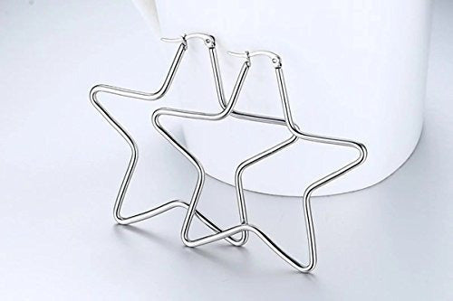 Pendientes De Aro En Forma De Estrella