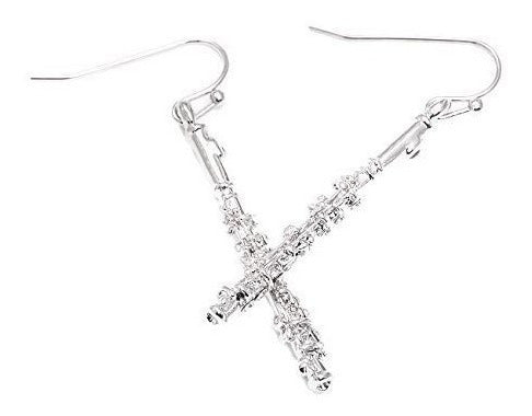 Pendientes De Flauta De Diamantes De Imitación